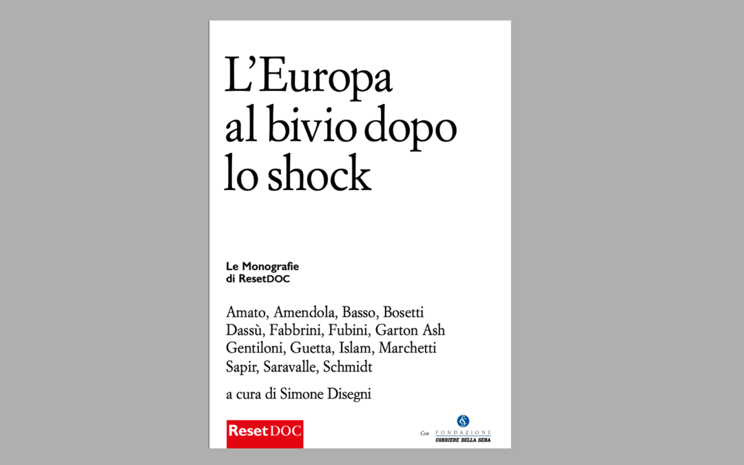 Tre sfide per l’Unione dopo la pandemia11/01/2021 di Alberto Saravalle.